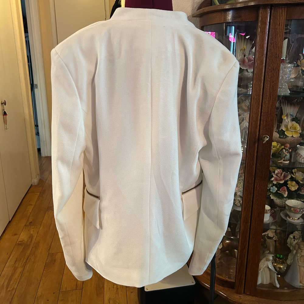 Robert Rodriguez Elegant Off White Women's Jacket - Picture 3 of 4